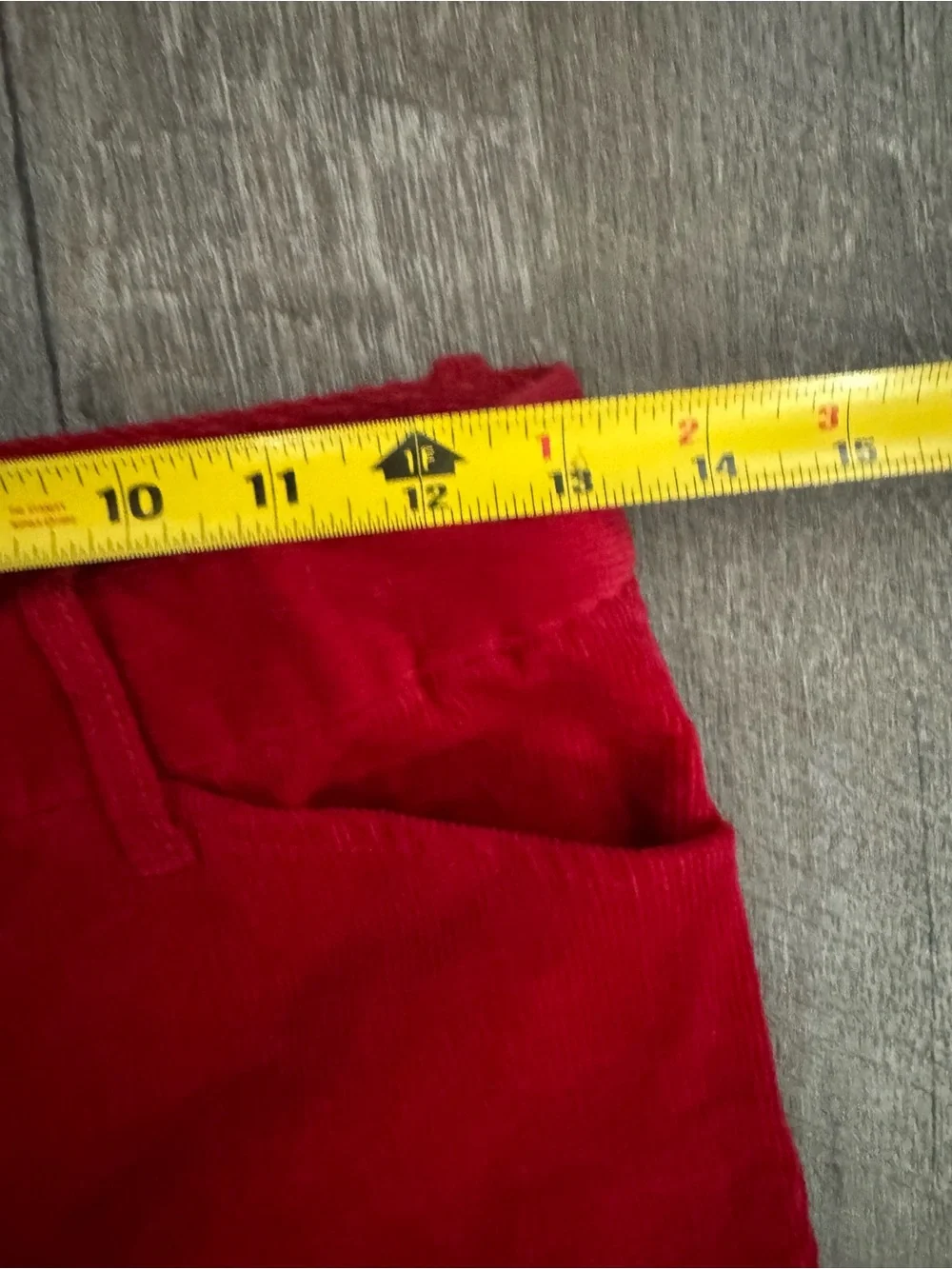 Ralph Lauren Red Corduroy Riding Breech Pants Sz Girls 14 Holidays Luxury